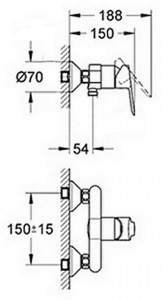  Grohe BauEdge 32821000 3