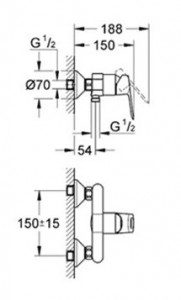  Grohe BauLoop 32816000 3