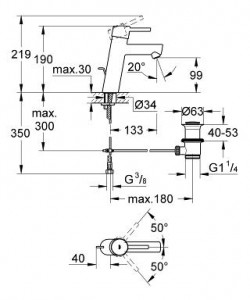    Grohe Concetto 23450001 3