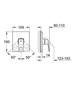  Grohe Eurocube 19898000 3