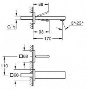   2  Grohe Eurocube Joy M-Size (19997000) 3