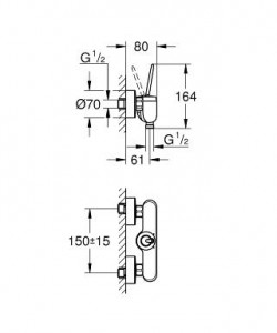    Grohe Eurodisc Joy 23430LS0 3