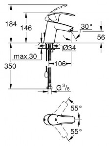    Grohe Eurosmart 33188002 3