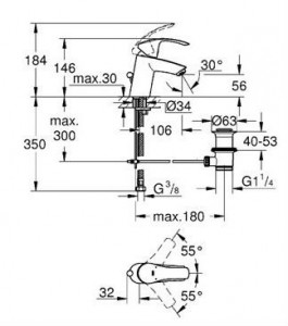  Grohe Eurosmart 33265002 3