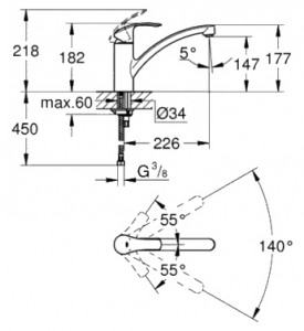  Grohe Eurosmart 3328120E 5