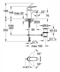    Grohe Eurosmart Cosmopolitan 3282500E 3