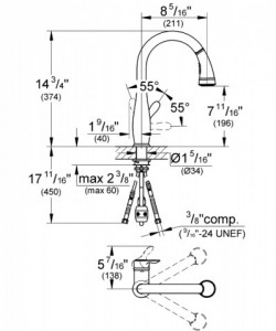   Grohe Parkfield 30215000 3