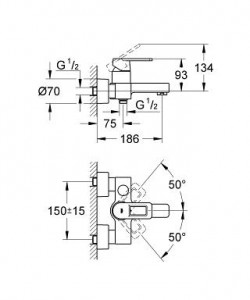    Grohe Quadra 32638000 3