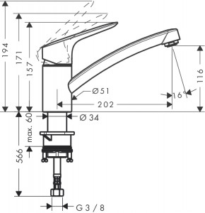    Hansgrohe MyCube S 13814800 3