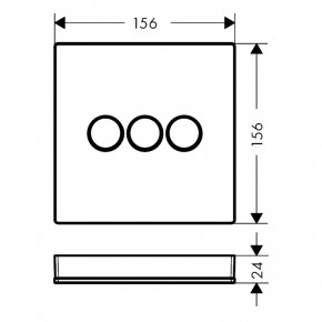      Hansgrohe ShowerSelect 15736600 3