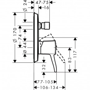    Hansgrohe Metropol Classic 31345000 3