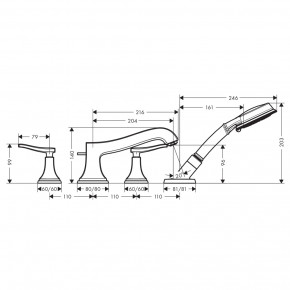     Hansgrohe Metropol Classic 31441090 3