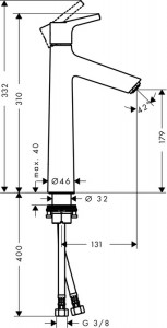    190, ,   ,  Hansgrohe Talis S 72032000 4