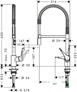  Hansgrohe Cento XXL 14806000 3