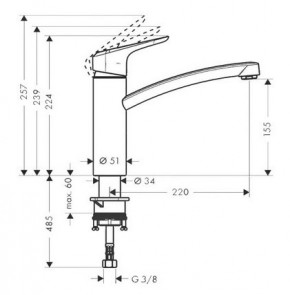    Hansgrohe Ecos M 14815000 3