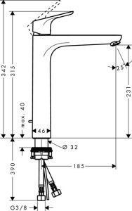  Hansgrohe Focus 31531000 3