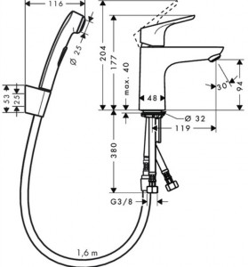  Hansgrohe Focus 31927000 3