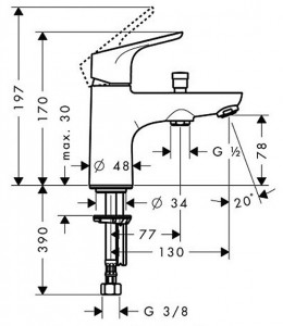  Hansgrohe Focus E2 31930000 3