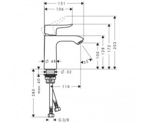  Hansgrohe Metris 31084000 3