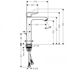  Hansgrohe Metris 31183000 3