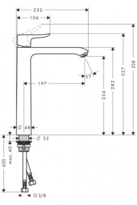  Hansgrohe Metris 31184000 3