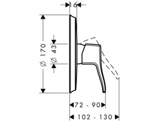  Hansgrohe Metris Classic 31676000 3