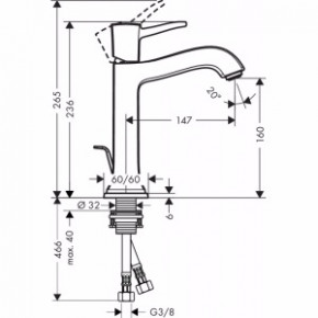    160 Hansgrohe Metropol Classic (31302090) /ϳ  4