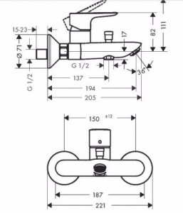    Hansgroh Talis E (71740000) 3