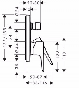    Hansgrohe Talis E (71745000) 3