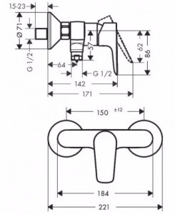    Hansgrohe Talis E (71760000) 3