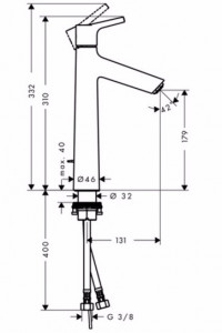    Hansgrohe Talis S 190  3