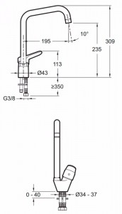    Jacob Delafon Brive E75770-CP 3