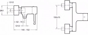    Jacob Delafon Cuff 45533- 3