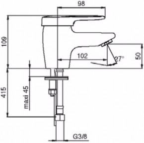    Jacob Delafon Kandel E18060RU-CP 3