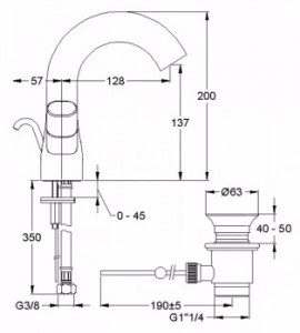    Jacob Delafon Talan E10085RU-CP 3