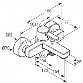  Kludi D-Core 386700590 3