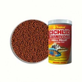        Tropical Cichlid Carnivore Small Pellet 1L /360g