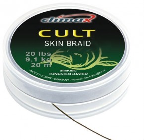      Climax Cult Skin Braid 20lb 20 m Black Silt (9900-10035-020)