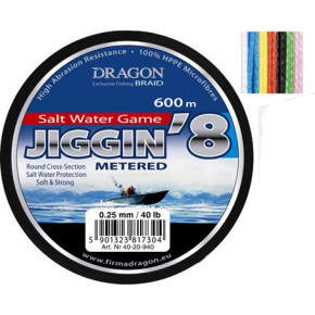  Dragon Salt Water Game JIGGIN*8 600m 0.38mm/80lb 7 (TDC-40-20-980)