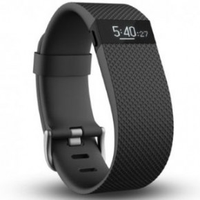 - Fitbit Charge HR Black Large (FBHRBKL)