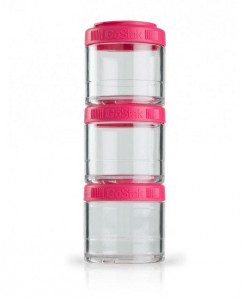   BlenderBottle GoStak 3 Pak Pink Original