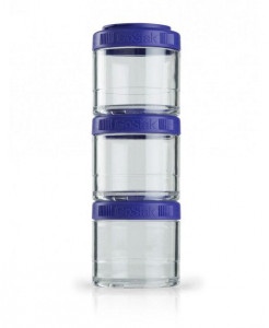   BlenderBottle GoStak 3 Pak Purple Original