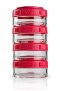   BlenderBottle GoStak 4*40ml Red Original