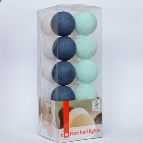  Cotton Ball Lights 20  Navy Blue 