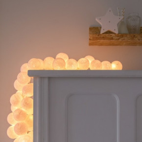  Cotton Ball Lights 20  White  4