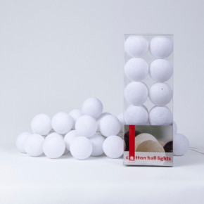  Cotton Ball Lights 20  White  5