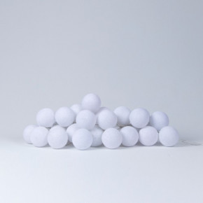  Cotton Ball Lights 20  White  7