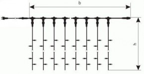   Delux Curtain 456 Led 2x1.5m / IP44 3