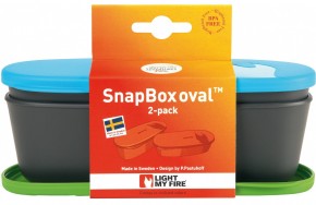   Light My Fire SnapBox Oval 2-pack Green-Cyan Blue (40418713) 3