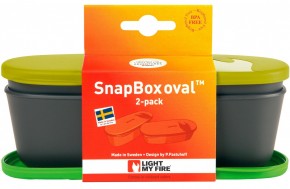   Light My Fire SnapBox Oval 2-pack Lime/Green (40414413) 3